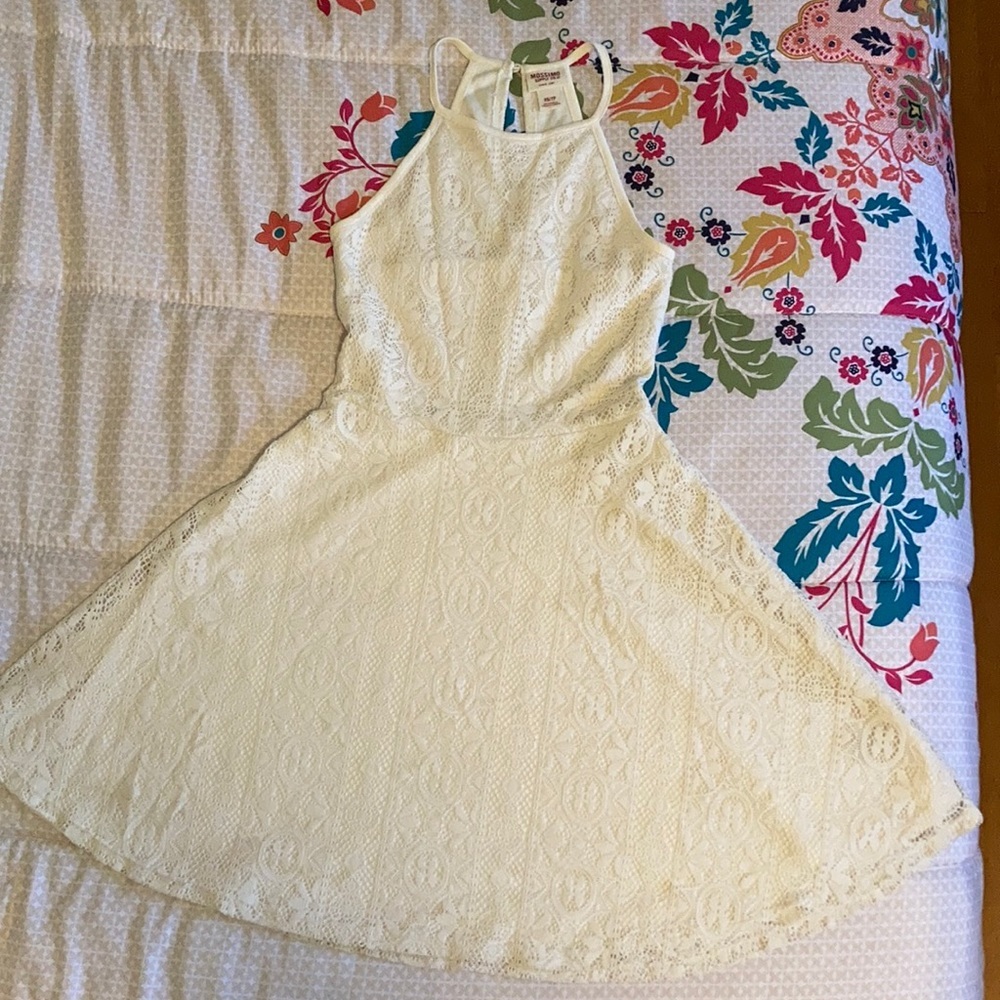 Mossimo Supply Co White/Cream Lace Sundress Size XS